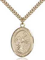 St. Nimatullah Medal<br/>7339 Oval, Gold Filled