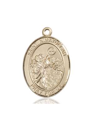 St. Nimatullah Medal<br/>7339 Oval, 14kt Gold