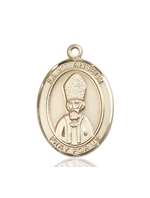 St. Anselm of Canterbury Medal<br/>7342 Oval, 14kt Gold