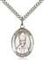 St. Anselm of Canterbury Medal<br/>7342 Oval, Sterling Silver