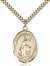 St. Catherine of Alexandria Medal<br/>7343 Oval, Gold Filled
