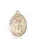 St. Thomas A Becket Medal<br/>7344 Oval, 14kt Gold