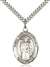 St. Thomas A Becket Medal<br/>7344 Oval, Sterling Silver