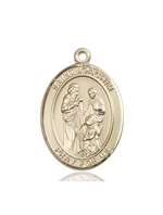St. Joachim Medal<br/>7348 Oval, 14kt Gold