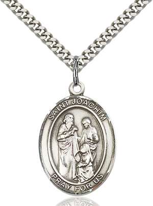 St. Joachim Medal<br/>7348 Oval, Sterling Silver