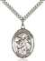 St. Januarius Medal<br/>7351 Oval, Sterling Silver