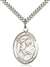 St. Dunstan Medal<br/>7355 Oval, Sterling Silver