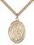 St. John Chrysostom Medal<br/>7357 Oval, Gold Filled
