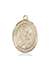 St. John Chrysostom Medal<br/>7357 Oval, 14kt Gold