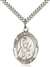 St. John Chrysostom Medal<br/>7357 Oval, Sterling Silver