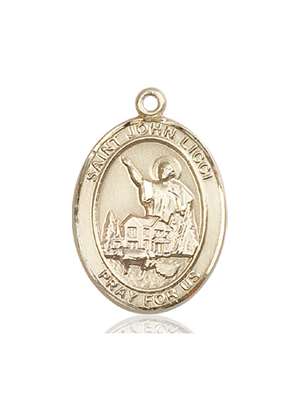 St. John Licci Medal<br/>7358 Oval, 14kt Gold
