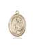 St. Paula Medal<br/>7359 Oval, 14kt Gold