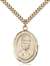St. Joseph Medal<br/>7360 Oval, Gold Filled