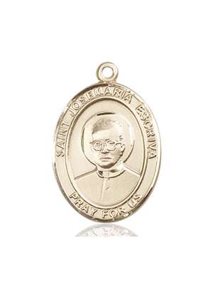 St. Josemaria Escriva Medal<br/>7362 Oval, 14kt Gold