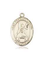 St. Frances Of Rome Medal<br/>7365 Oval, 14kt Gold