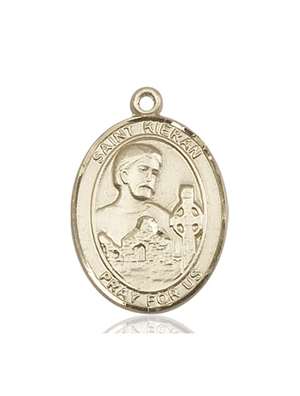 St. Kieran Medal<br/>7367 Oval, 14kt Gold