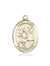 St. Vitus Medal<br/>7368 Oval, 14kt Gold