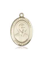St. John Berchmans Medal<br/>7370 Oval, 14kt Gold