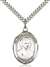 St. John Berchmans Medal<br/>7370 Oval, Sterling Silver