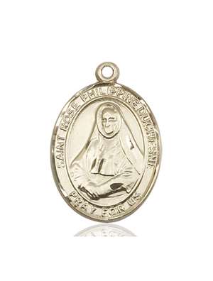 St. Rose Philippine Medal<br/>7371 Oval, 14kt Gold