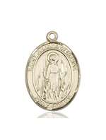 St. Juliana Medal<br/>7372 Oval, 14kt Gold