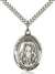 St. Juliana Medal<br/>7372 Oval, Sterling Silver