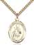 St. Simon Medal<br/>7375 Oval, Gold Filled