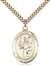 St. Uriel Medal<br/>7378 Oval, Gold Filled