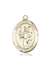 St. Uriel Medal<br/>7378 Oval, 14kt Gold