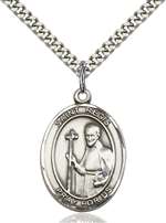 St. Regis Medal<br/>7380 Oval, Sterling Silver