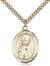 St. Aidan Of Lindesfarne Medal<br/>7381 Oval, Gold Filled