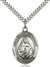 St. Theodore Guerin Medal<br/>7382 Oval, Sterling Silver