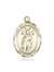 St. Ivo Medal<br/>7384 Oval, 14kt Gold