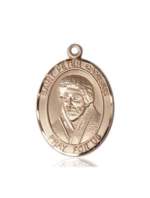 St. Peter Canisius Medal<br/>7393 Oval, 14kt Gold