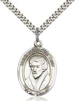 St. Peter Canisius Medal<br/>7393 Oval, Sterling Silver