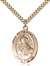 St. Daria Medal<br/>7396 Oval, Gold Filled