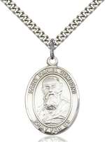 St. Daniel Comboni Medal<br/>7400 Oval, Sterling Silver