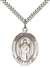 St. Seraphina Medal<br/>7405 Oval, Sterling Silver