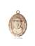 St. Damien of Molokai Medal<br/>7412 Oval, 14kt Gold