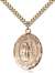 St. Maron Medal<br/>7417 Oval, Gold Filled