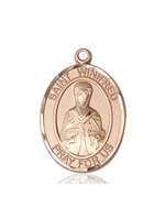 St. Winifred of Wales Medal<br/>7419 Oval, 14kt Gold