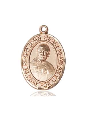 Blessed John Henry Newman Medal<br/>7423 Oval, 14kt Gold