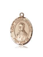 St. Andre Bessette Medal<br/>7424 Oval, 14kt Gold