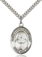 St. Mary Mackillop Medal<br/>7425 Oval, Sterling Silver