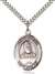 St. Fabian Medal<br/>7427 Oval, Sterling Silver