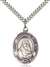 St. Jadwiga of Poland Medal<br/>7434 Oval, Sterling Silver