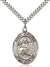 St. Ephrem Medal<br/>7449 Oval, Sterling Silver