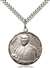 Pope Francis Round Medal<br/>7451 Round, Sterling Silver