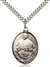 Pope Francis Oval Medal<br/>7451 Oval, Sterling Silver