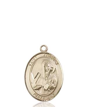 St. Andrew the Apostle Medal<br/>8000 Oval, 14kt Gold